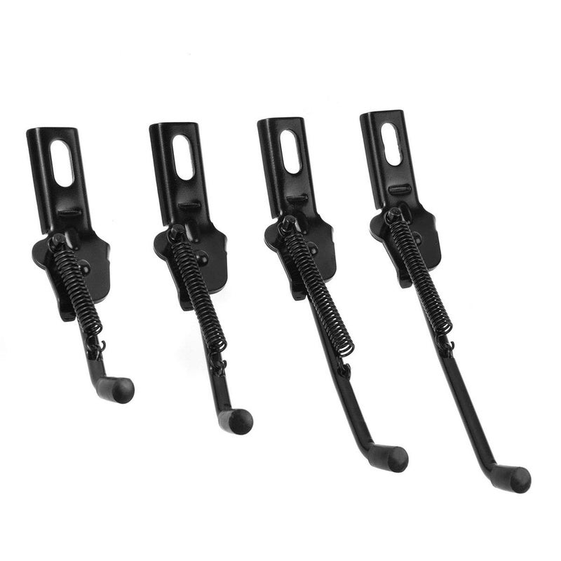 SEISSO Foldable Bike Kickstand for Kid's Bicycle, 16 Inch, Carbon Steel, Black - Image 1